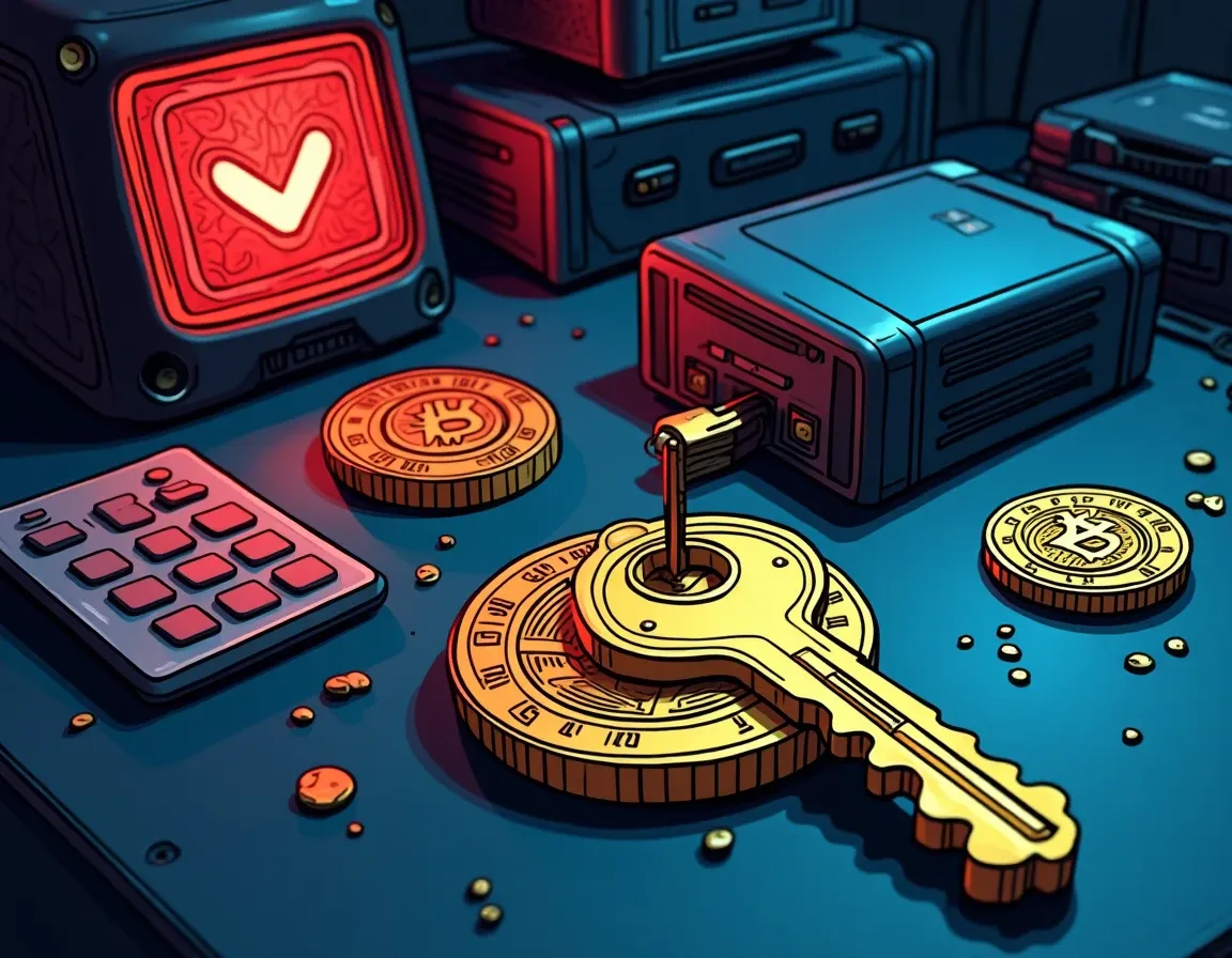 Secure key storage setup showing hardware wallet and backup devices for validator withdrawal keys