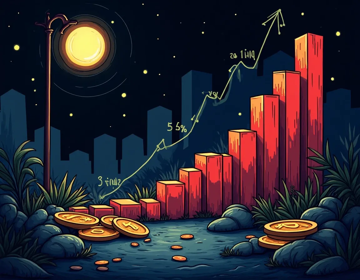 Ethereum staking yield declining from 5.5% to 3% as validator count increases 2022-2026