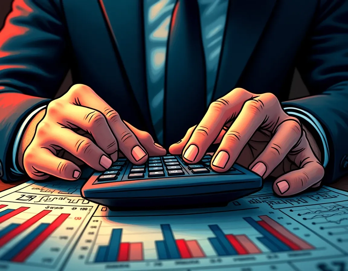Trader calculating stablecoin spread arbitrage returns between Turkish and Russian markets