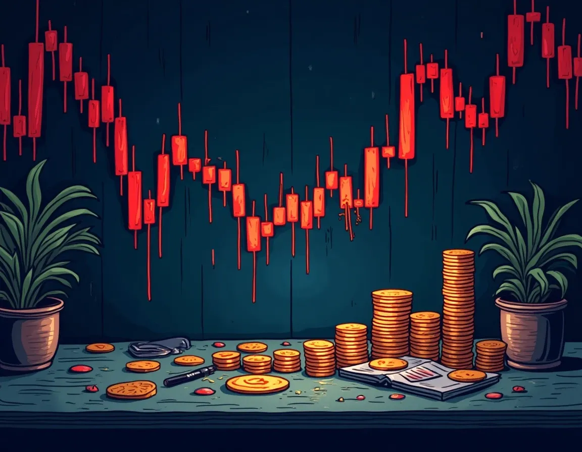 Chart displaying sudden Total Value Locked outflow following DeFi exploit event