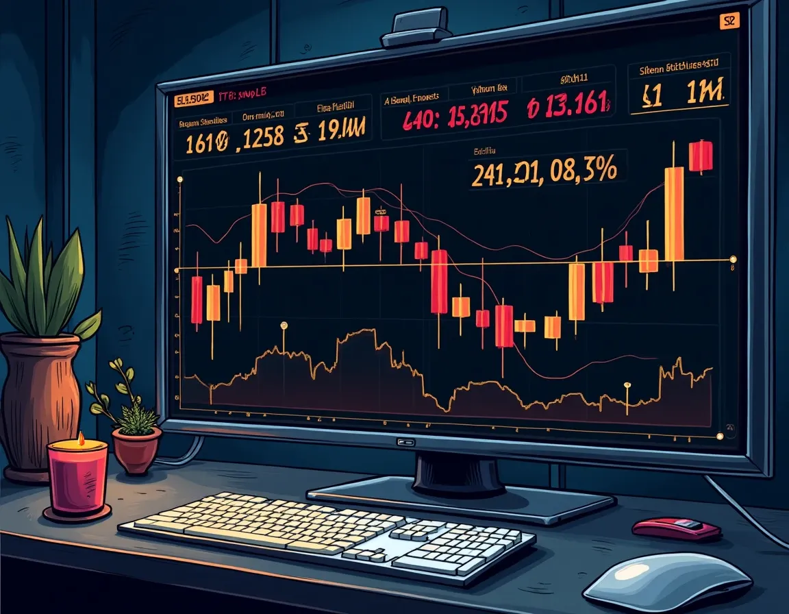 Risk management dashboard displaying liquidity metrics and capital allocation sizing for stablecoin positions