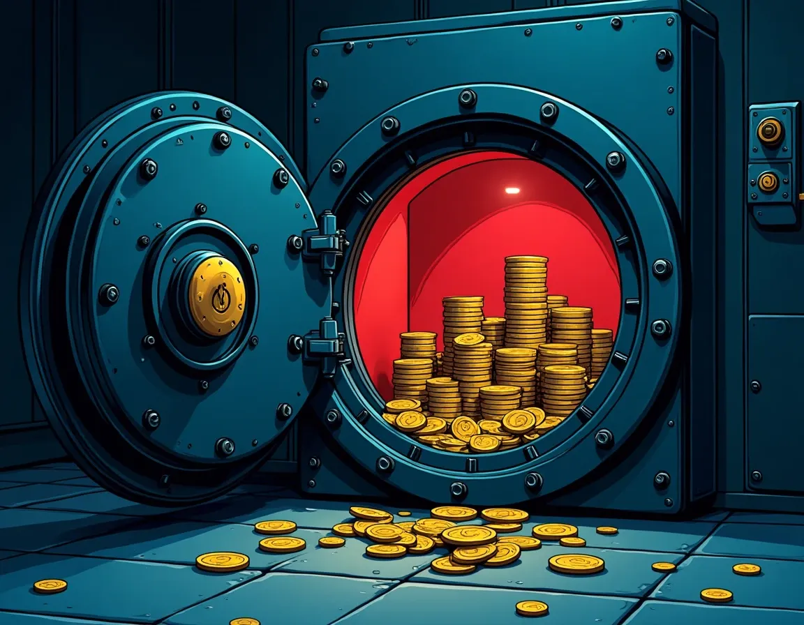 Digital representation of stablecoin collateral including treasury bills and digital assets in vault