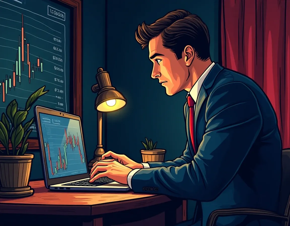 Analyst examining historical airdrop allocation data and token performance charts on computer screen