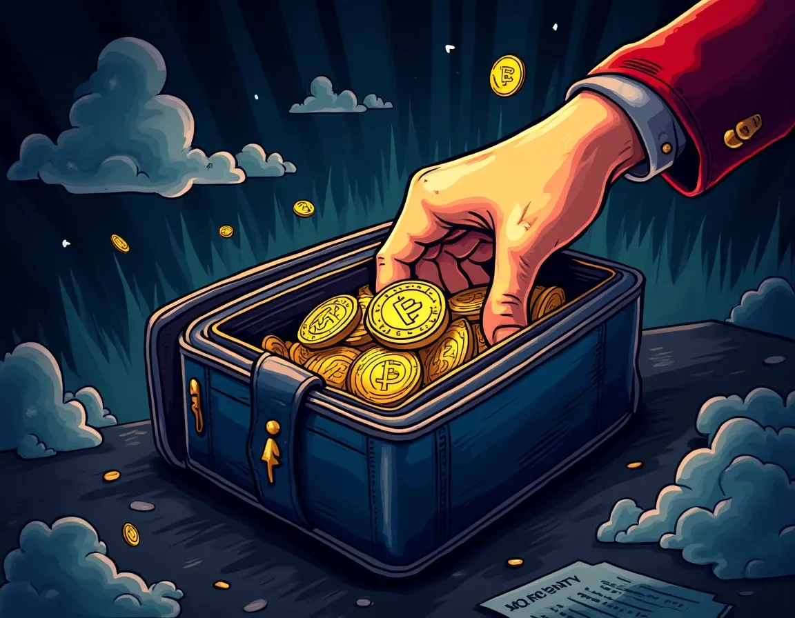 Token airdrop flow pattern showing mercenary capital entering and exiting quickly