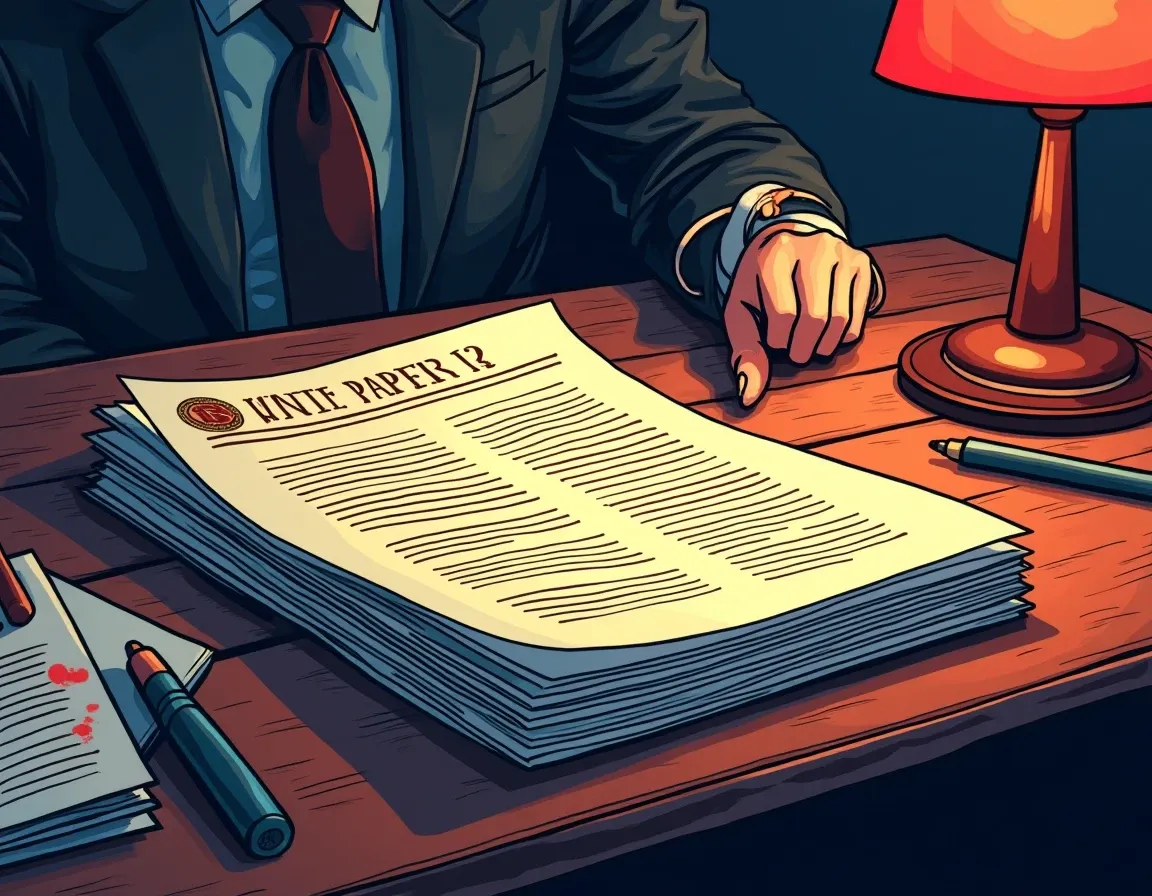 Annotated Bitcoin whitepaper pages showing sections on transactions and proof-of-work mechanism