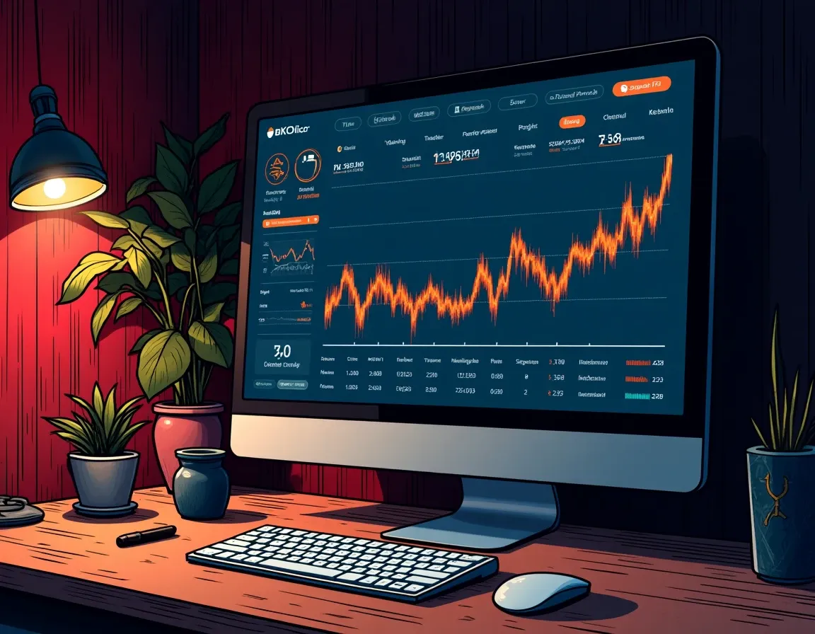 Oracle health monitoring dashboard displaying price feed status and timestamp verification checks