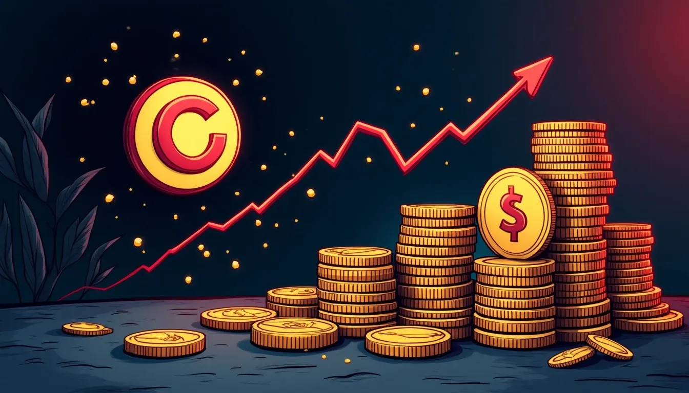 Centrifuge logo with rate graph declining from 3.76% to zero next to USDS token symbol