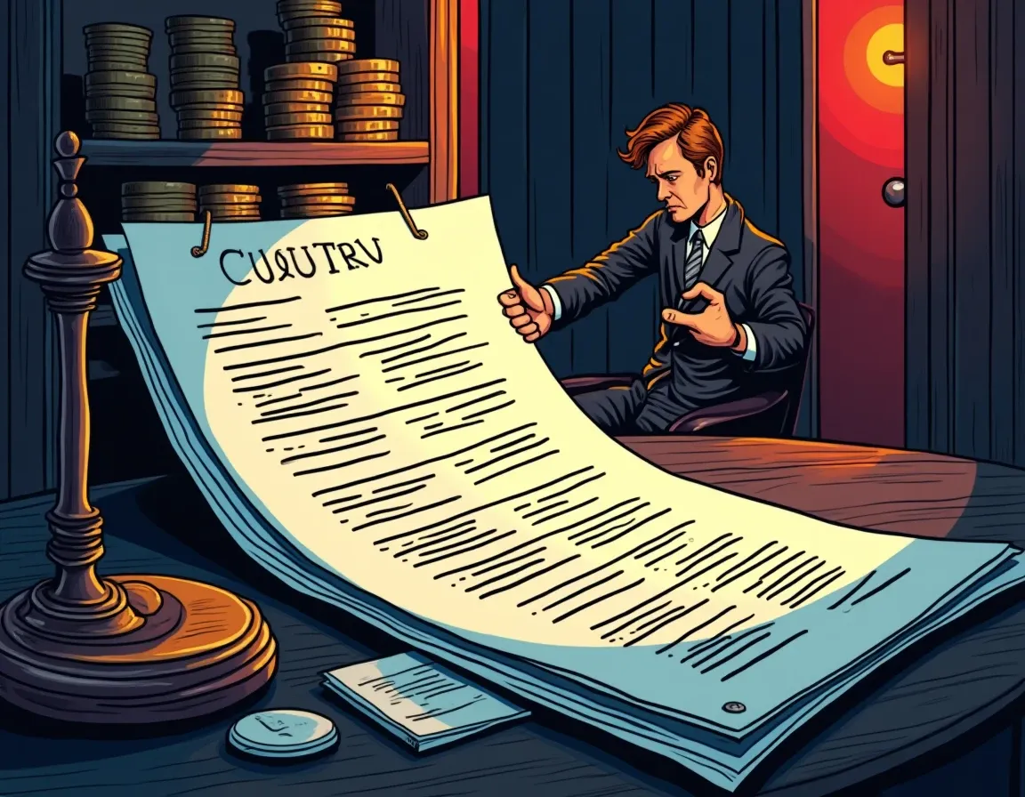 Cryptocurrency custody agreements and regulatory documentation illustrating counterparty legal framework