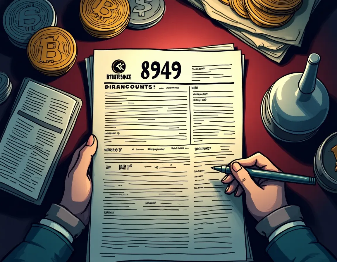 IRS Form 8949 showing detailed cryptocurrency transaction entries with cost basis and proceeds