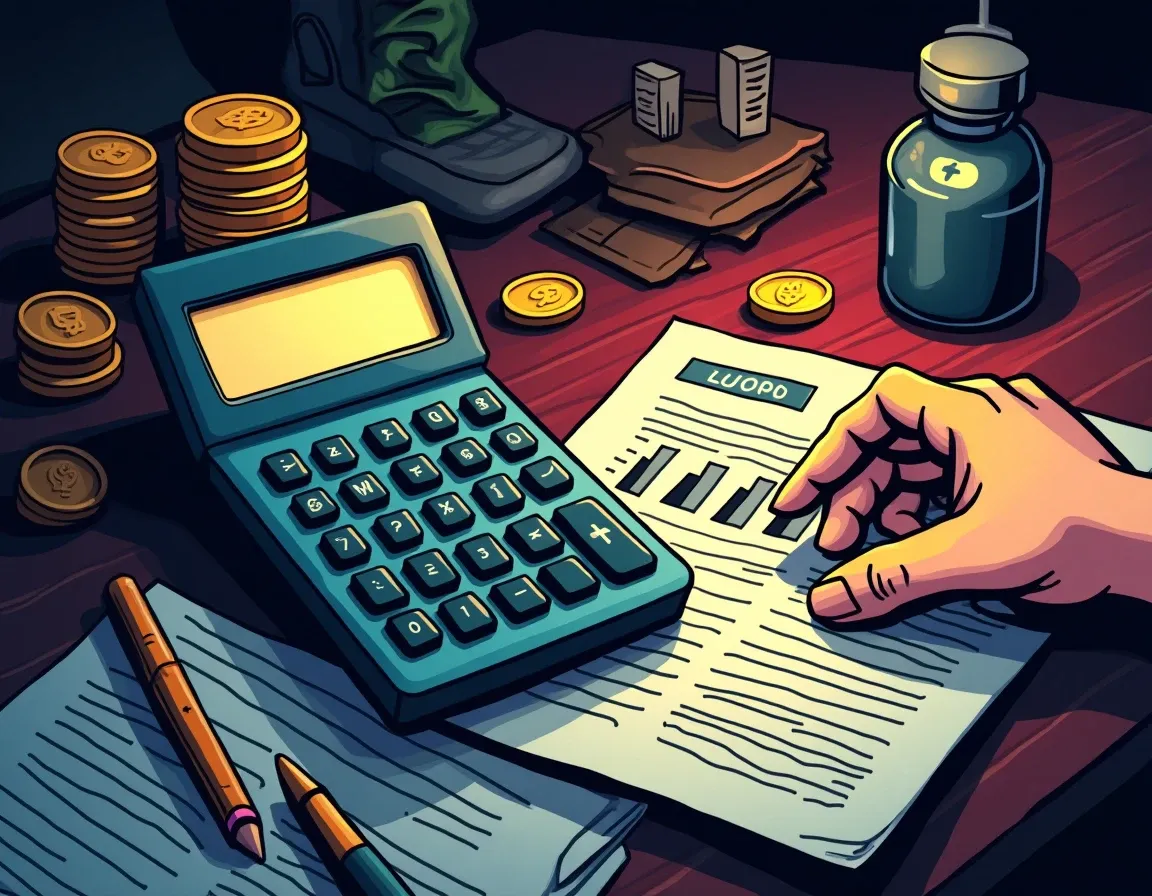 Break-even calculation spreadsheet for migrating stablecoin lending positions between DeFi protocols