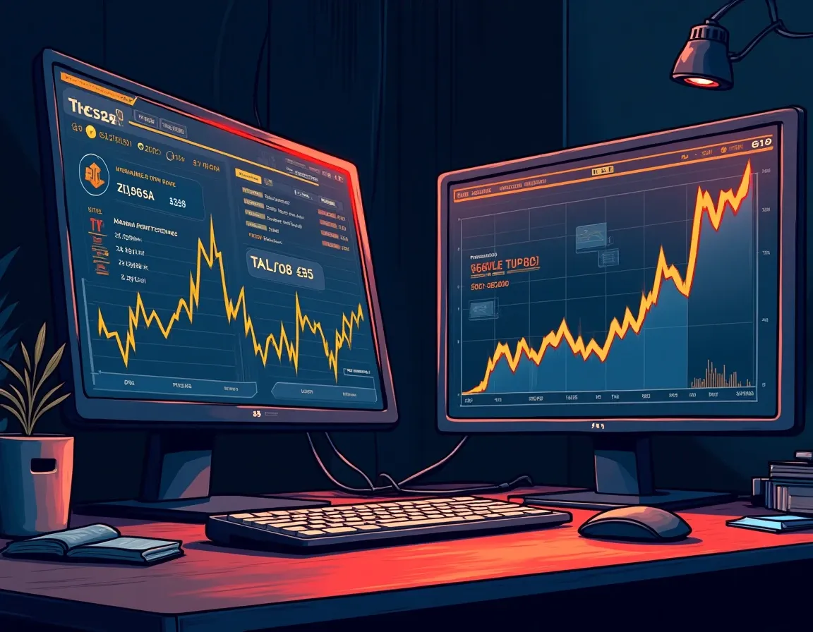 Comparison of Compound V3 and Aave V3 TVL and USDC lending rates on monitoring dashboard