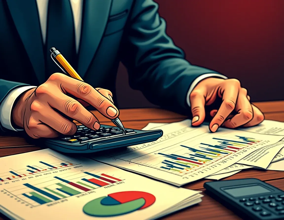 Investor calculating valuation frameworks and MVRV ratios for cryptocurrency accumulation strategy