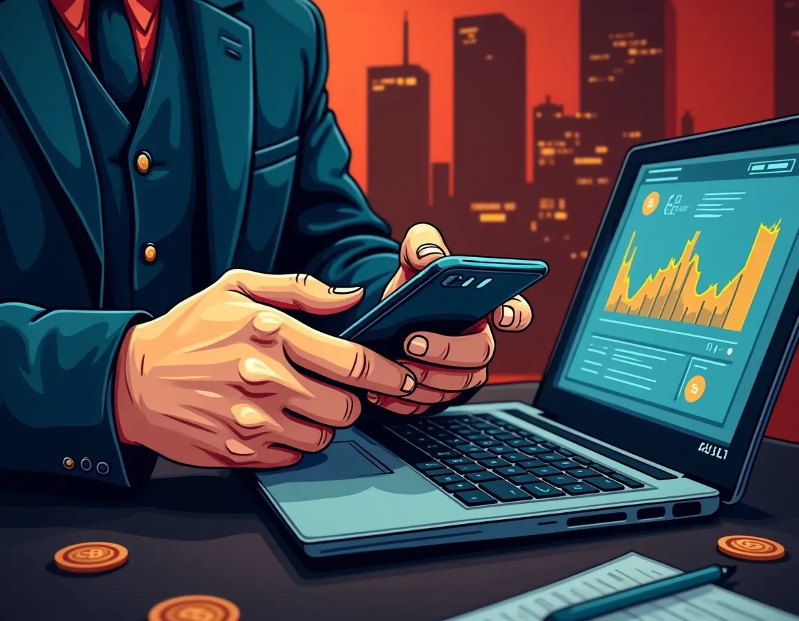 ACH deposit process on mobile banking app for cryptocurrency exchange funding