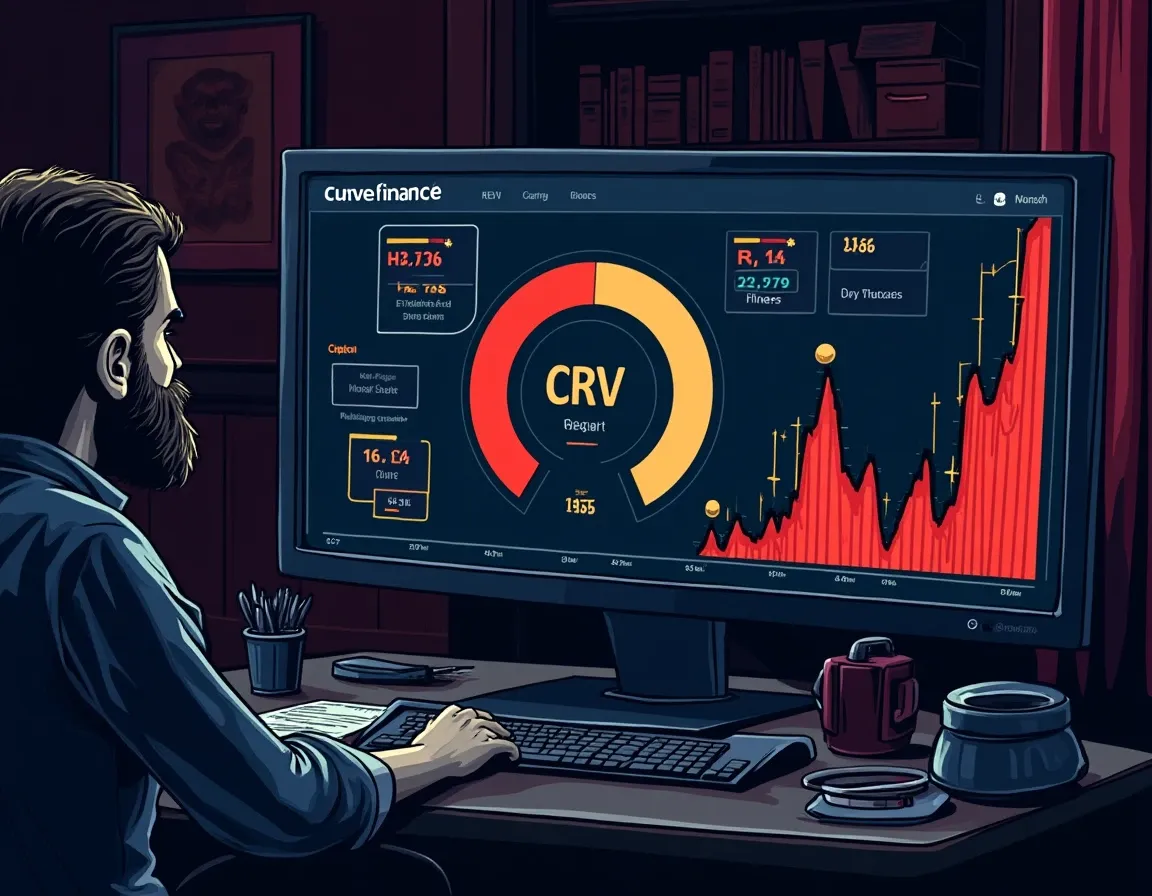 Curve gauge weight dashboard illustrating CRV token emission allocation to different liquidity pools