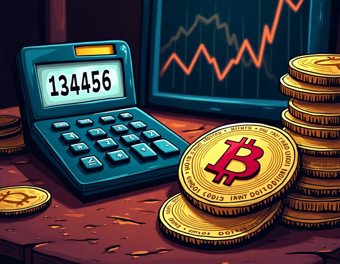 Impermanent loss calculation tools comparing Bitcoin price movement impact on liquidity provider positions