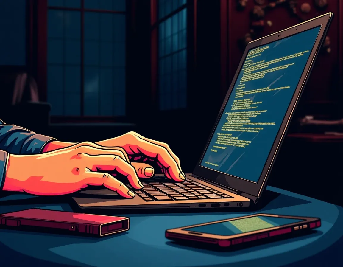 Developer configuring RPC monitoring script with balance query code on screen