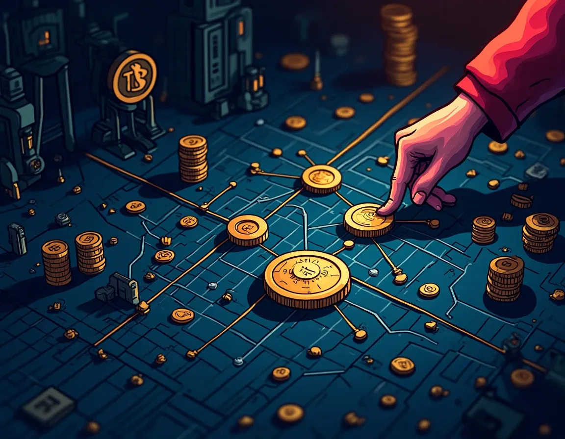 Correlation matrix displaying relationships between three stablecoin protocol rate changes