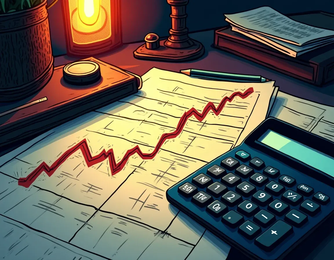 Break-even calculation worksheet showing gas costs and opportunity costs for DeFi migration