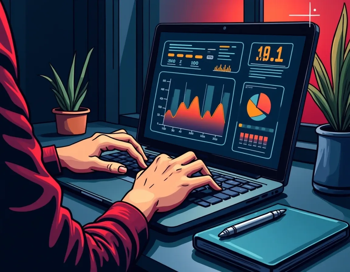 Analyst reviewing DeFi protocol TVL data on tracking dashboard to diagnose position disappearance