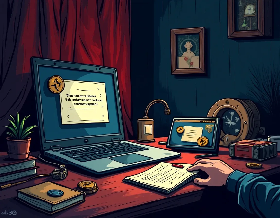 Ledger hardware wallet connected to computer screen showing DeFi smart contract approval interface