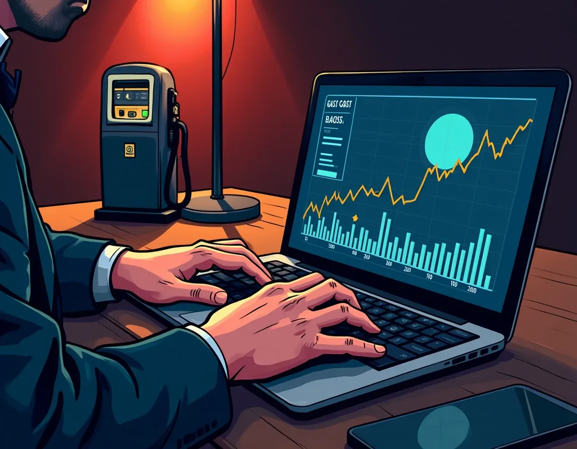 Monitoring Ethereum gas costs and opportunity cost during DeFi protocol migration using on-chain data tracker