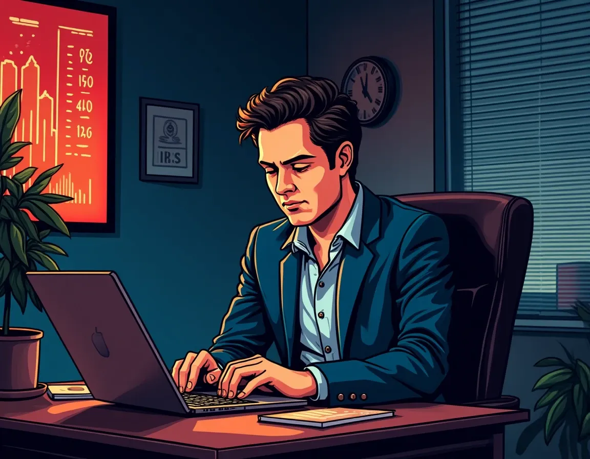 Investor reviewing accumulation phase signals and blockchain staking data on laptop screen