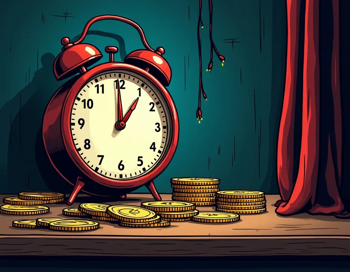 Investor waiting for multi-day exchange withdrawal during market volatility