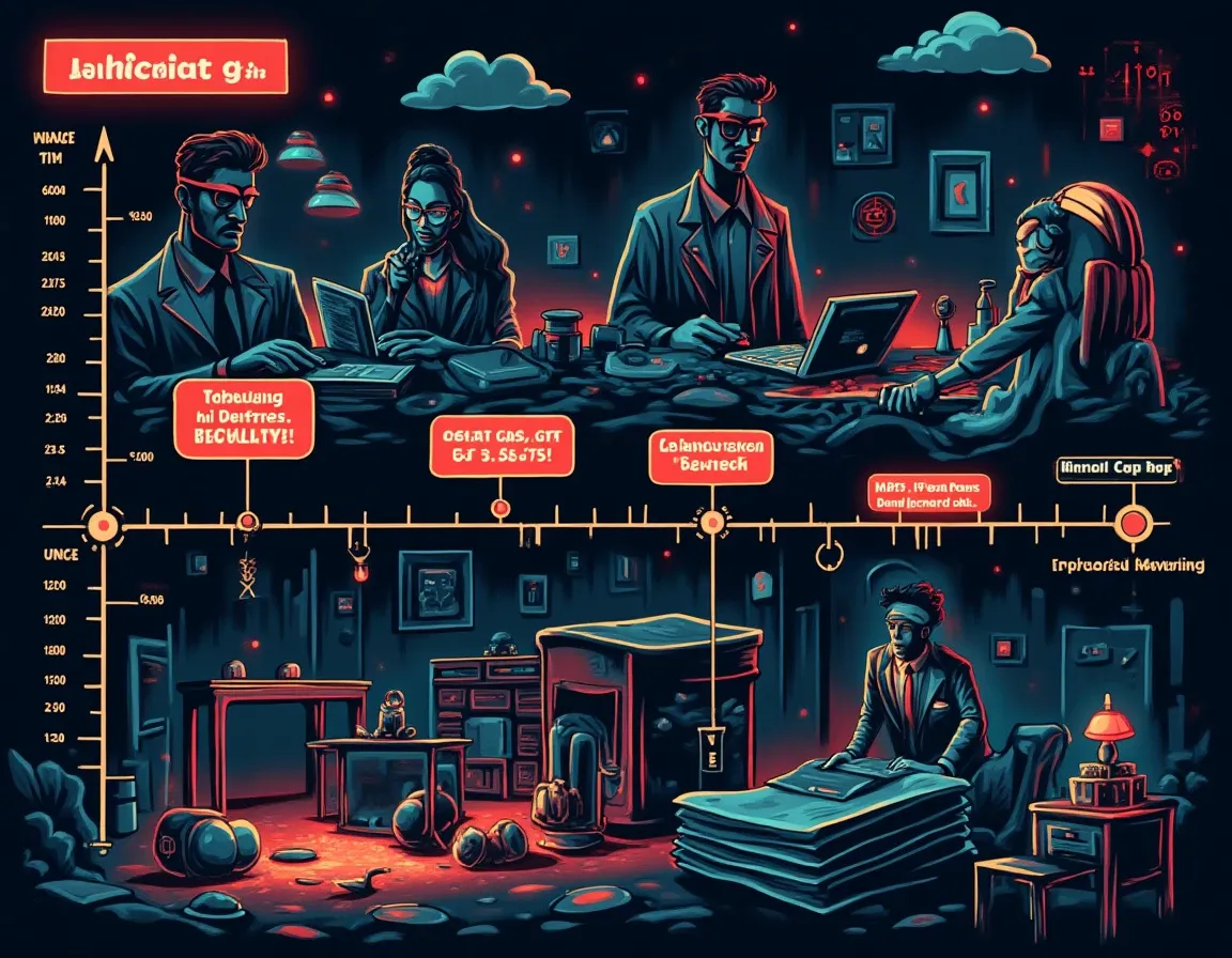 Timeline chart showing security incidents and uptime metrics for lending protocol