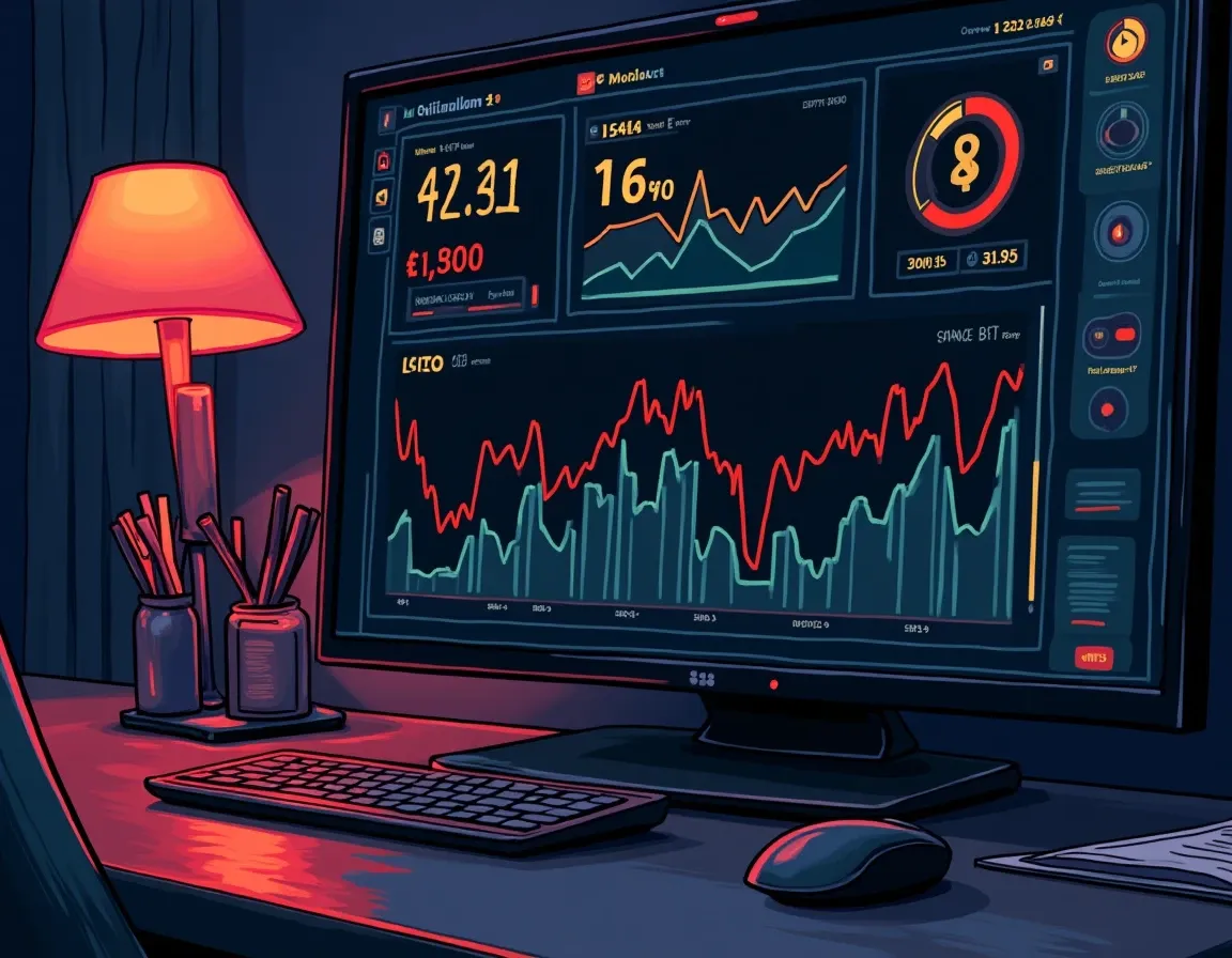 DeFi protocol dashboard displaying utilization ratio and total value locked data