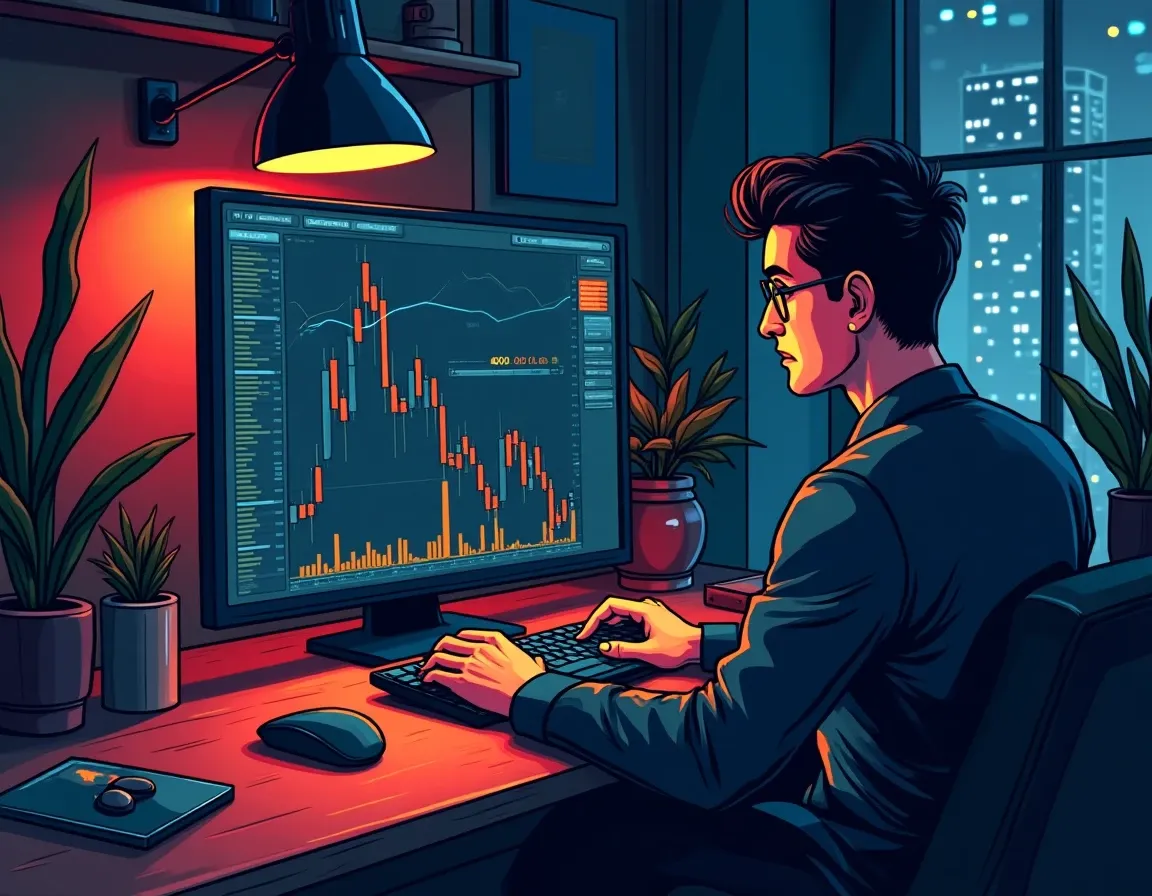 Exchange-native trading bot interface showing grid strategy configuration and active positions