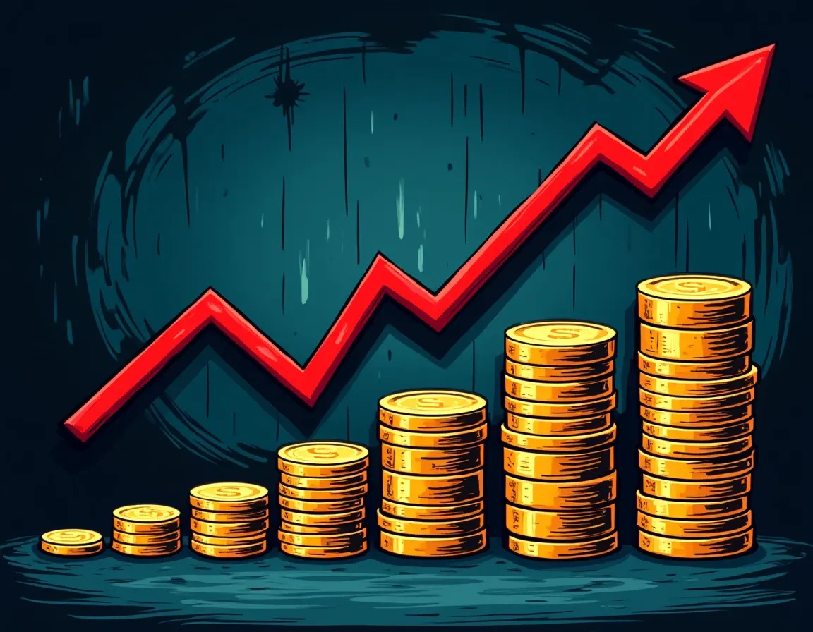 Dollar cost averaging automation chart illustrating scheduled crypto purchase intervals and position growth