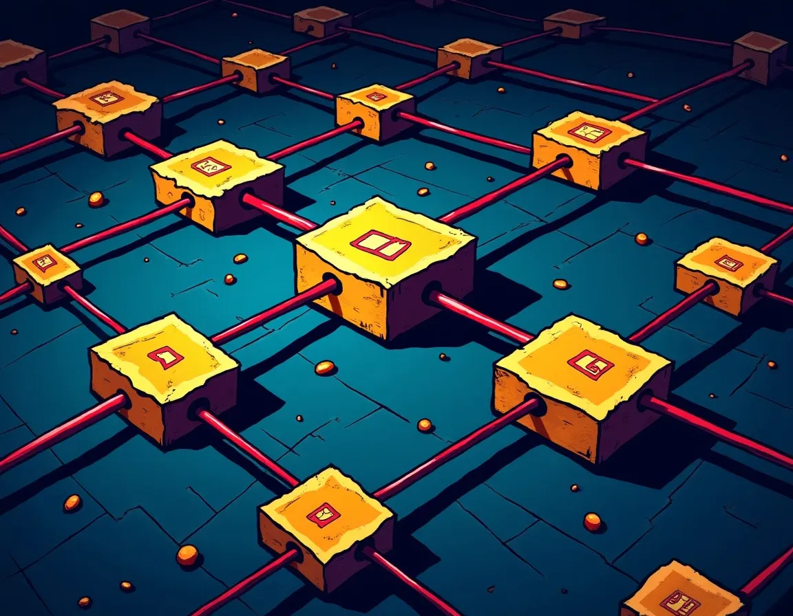Blockchain network operations halted with frozen nodes and stopped transactions
