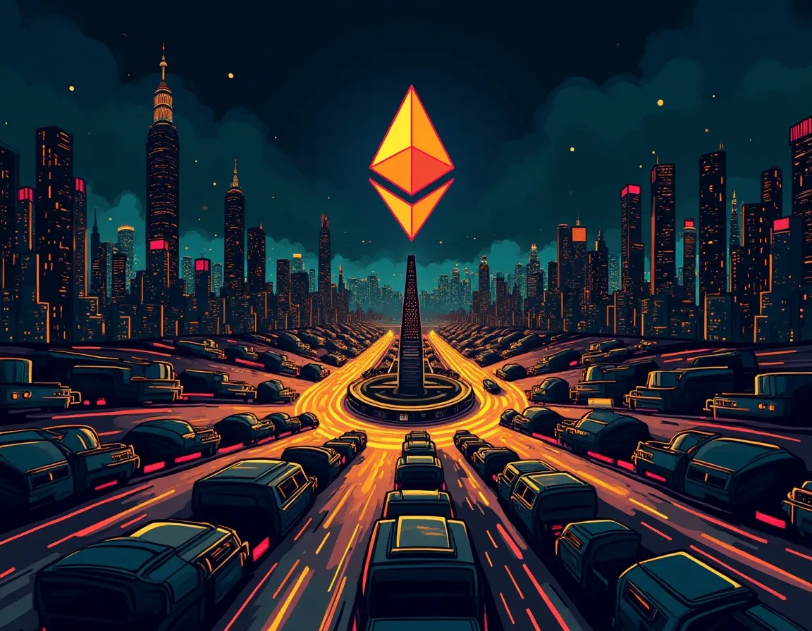 Ethereum blockchain network showing institutional and consumer stablecoin settlement infrastructure