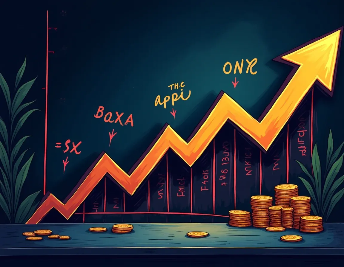 Interest rate curve showing APY changes across utilization levels with lending rate formulas