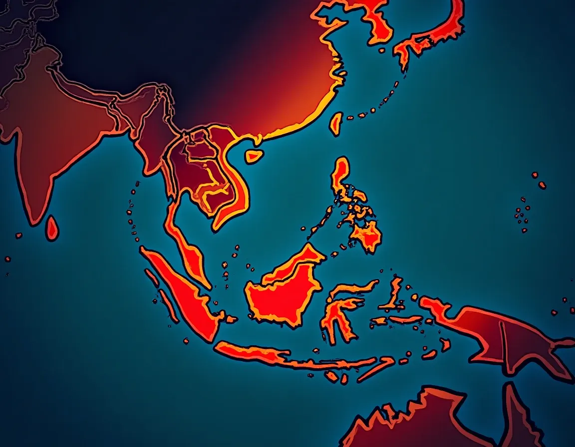 Map of Southeast Asia showing CryptoBilis authorized reseller distribution network across three countries