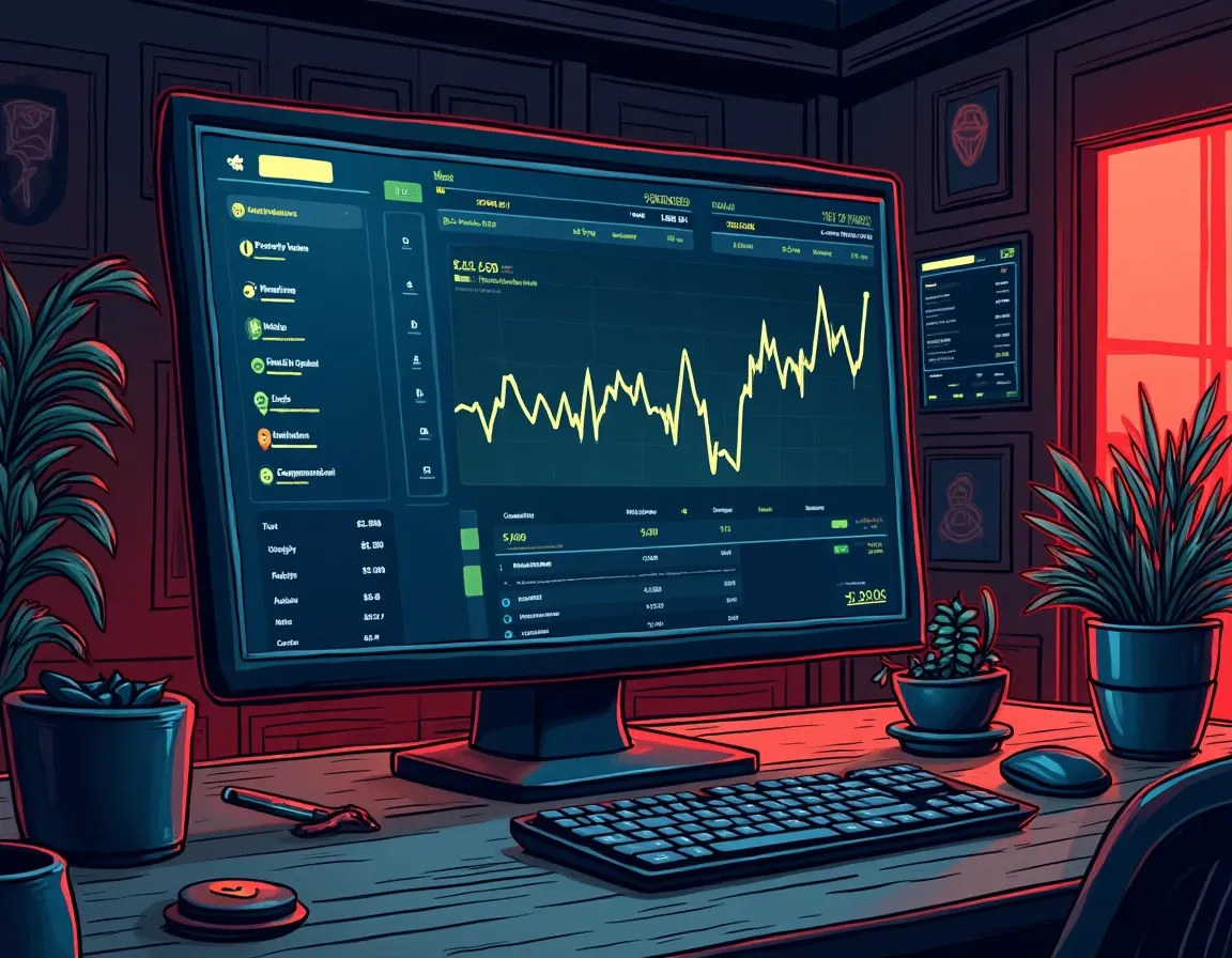 DEX liquidity pool display with token pair reserves and trading depth across venues