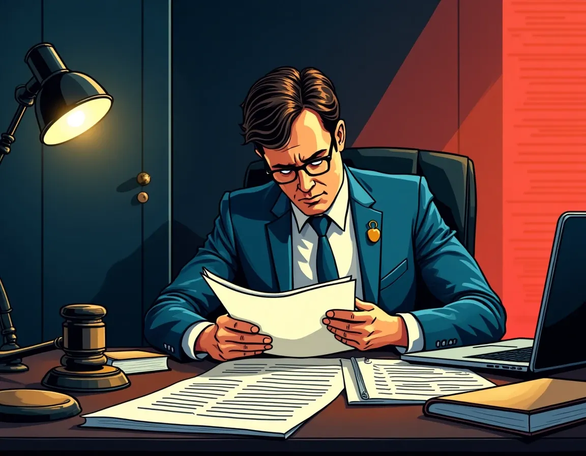 Investor reviewing legal structure and bankruptcy remoteness documents for RWA tokenization compliance
