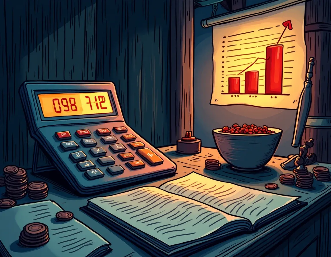 Spreadsheet calculating true yield after management fees and opportunity cost from redemption queue lockup periods