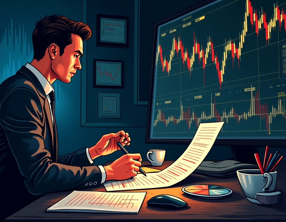 Risk visualization showing crowded positioning and potential reversal patterns after rapid price gains