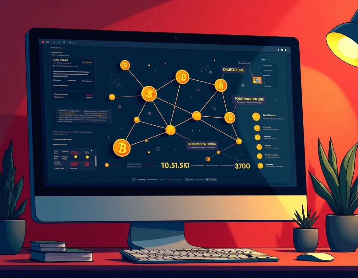 On-chain graph analysis visualization displaying wallet clustering patterns used in Sybil detection