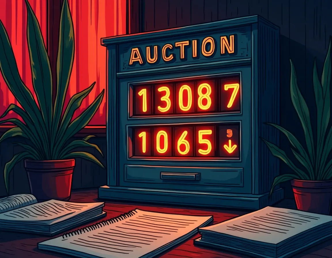 NFT liquidation mechanics showing health factor threshold and grace period countdown