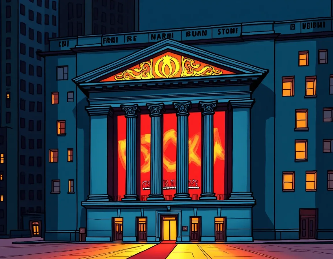 NYSE parent company ICE headquarters building representing institutional tokenized securities infrastructure