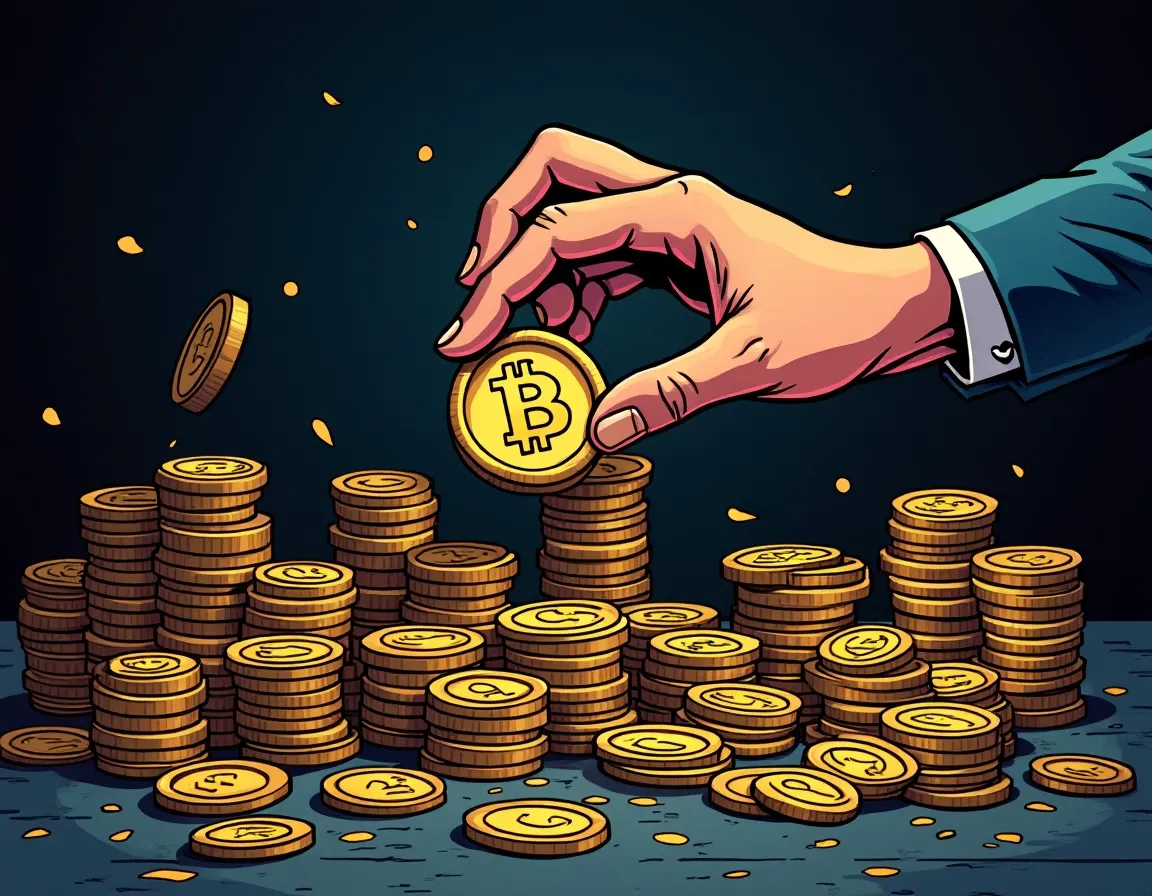 Financial ledger showing Bitcoin revenue applied to debt retirement and balance sheet cleanup