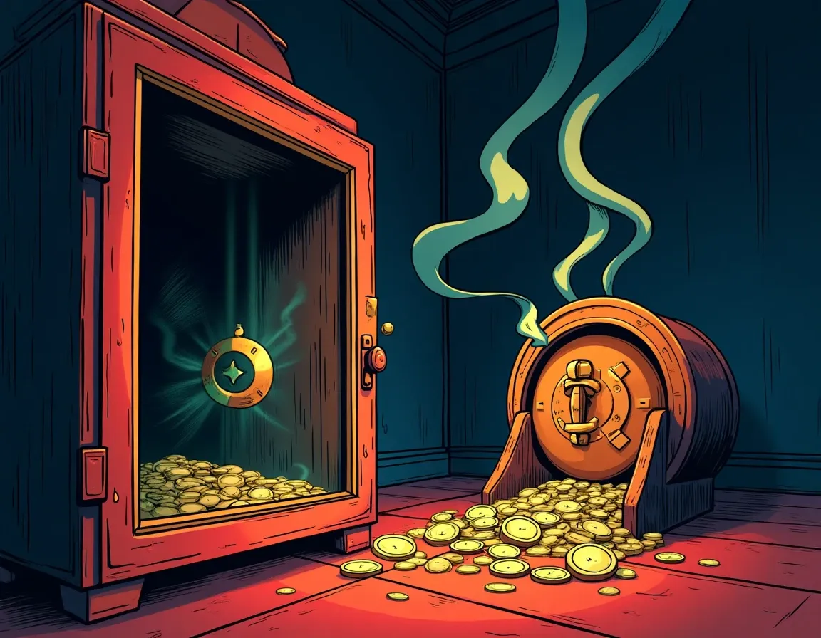 Three revenue streams converging into protocol treasury vault