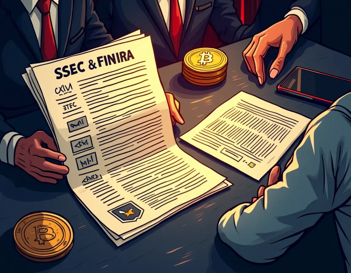 Regulatory filings and Bitcoin treasury documents showing compliance framework for corporate holdings