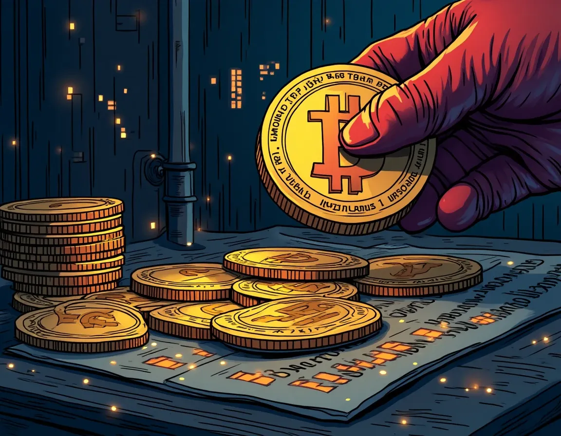 Corporate treasury ledger displaying institutional Bitcoin holdings by regulated public companies