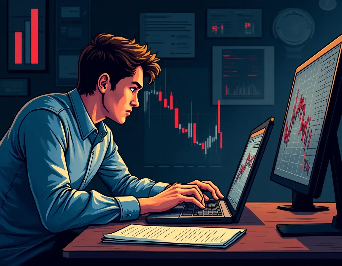 Analyst comparing stablecoin lending rates across multiple DeFi protocols during market compression event