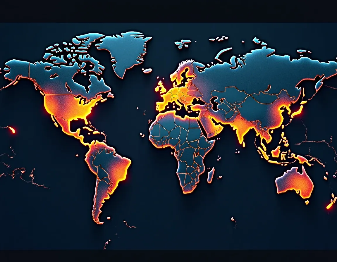 Global map showing cross-border stablecoin payment routes active outside U.S. banking hours