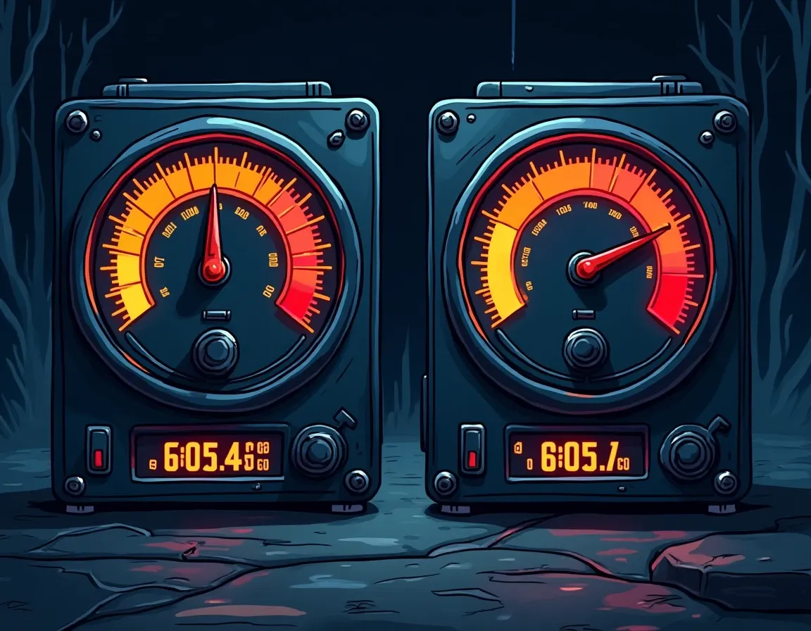 Blockchain capacity meters comparing protocol-specific and market-wide utilization rates