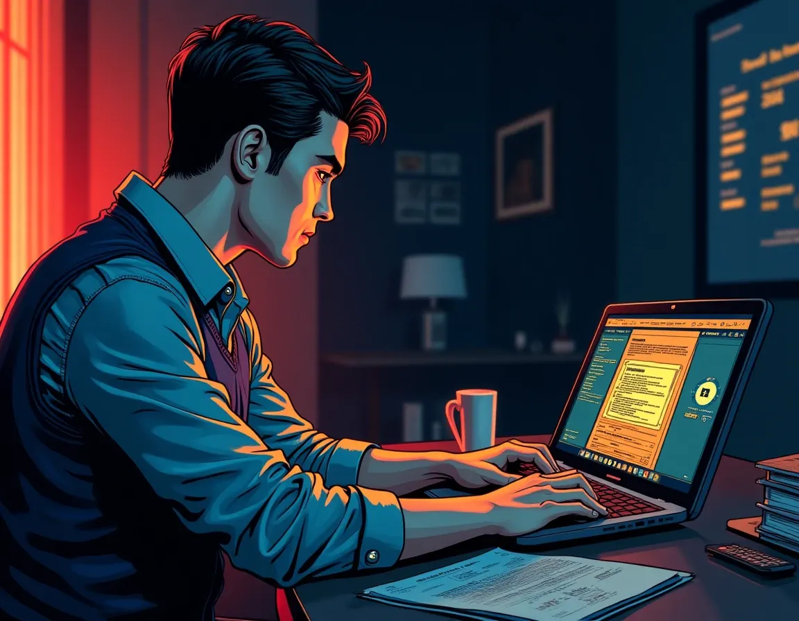 User initiating cross-chain stablecoin migration transaction through DeFi wallet on laptop